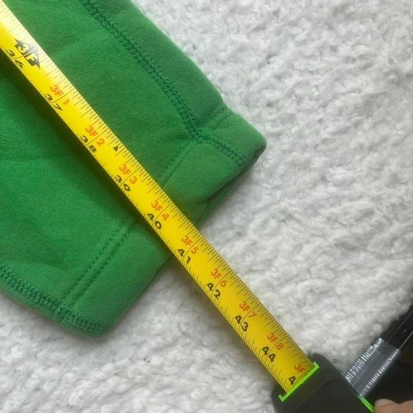 Y2K Abercrombie & fitch men's straight leg green sweatpants loose M - Picture 8 of 8